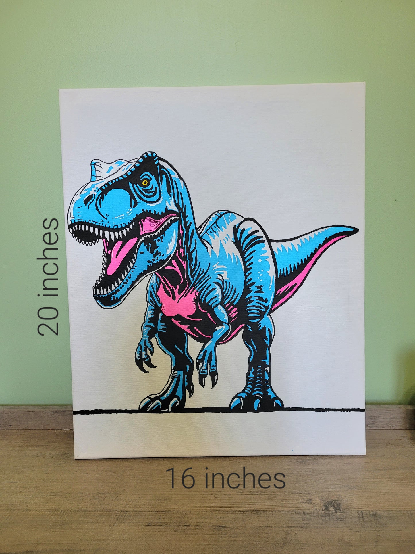 Canvas painting (Dino)