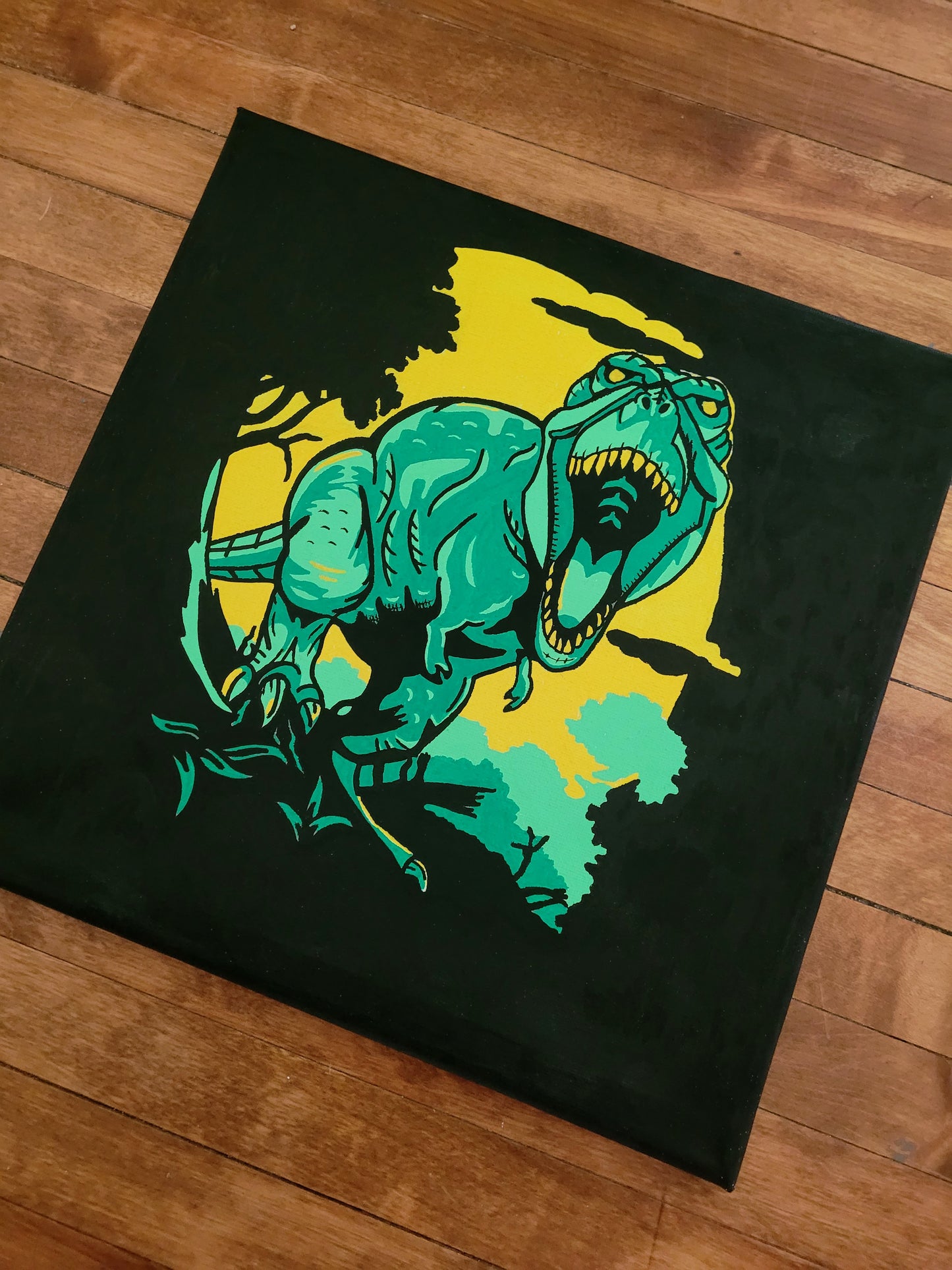 Canvas Painting (Dino)